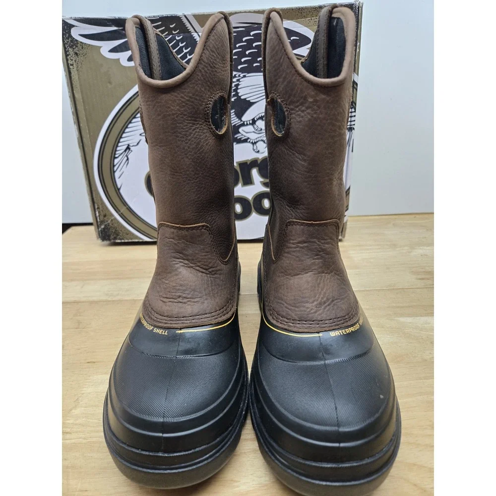 Georgia Boot Muddog 2 Boots Mens Size 10 Waterproof Stiff Toe Work Boot